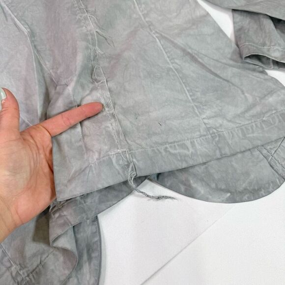 Rundholz Dip Jacket Women Small Lagenlook Grunge Buttons Blazer Gray Pockets - Picture 7 of 11